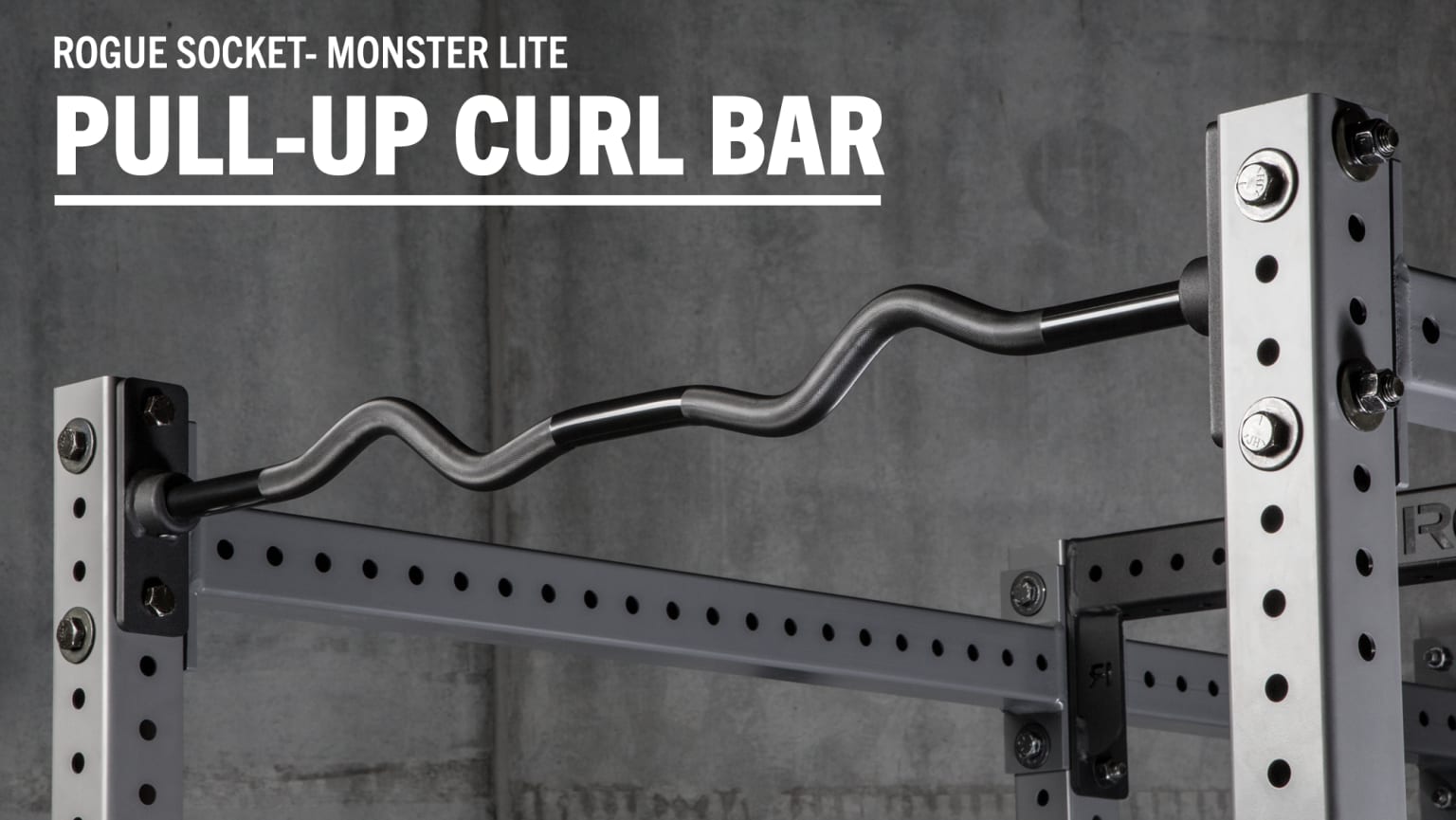 Rogue Monster Lite Socket Pull up Curl Bar Rogue Fitness Canada